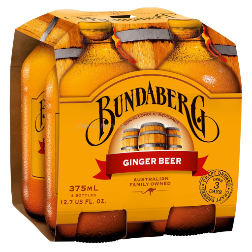 BUNDABERG GINGER BEER 24/12.7 OZ
