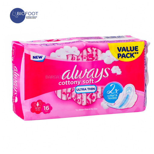 ALWAYS COTTONY SOFT 16/7CT