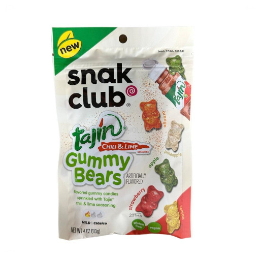SNAK CLUB TAJIN GUMMY BEAR 6CT