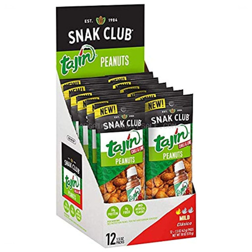 SNAK CLUB TAJIN PEANUTS 12CT