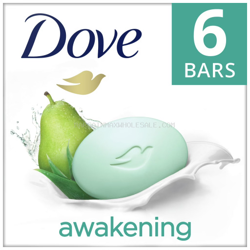 DOVE PEAR AND ALOE 6 CT