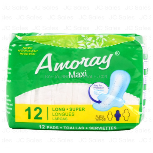 AMORAY 12PK PADS MAXI SUPER 24CT