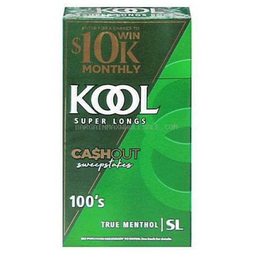 KOOL NON MN 100S BX FSC 10 PK