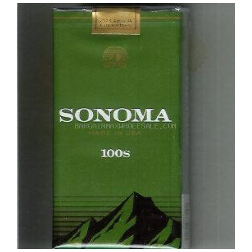 090600301782 SONOMA MN GREEN 100S SF FSC 10 PK - Image 1