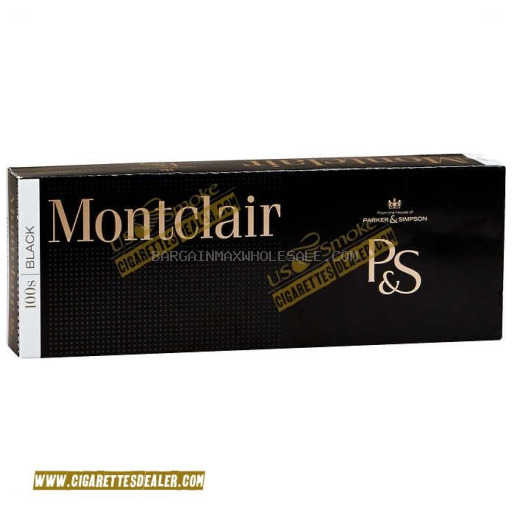 MONTCLAIR BLACK 100S BX FSC 10 PK