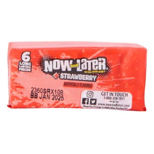 NOW&LATER STARWBERRY PP25C 12 CT