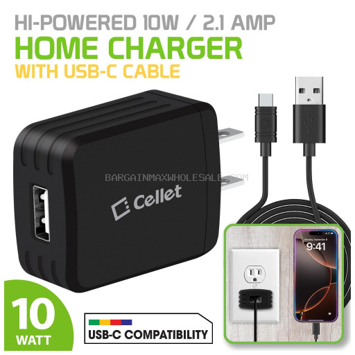 CELLTELL USB HOME CHARGER 10 CT
