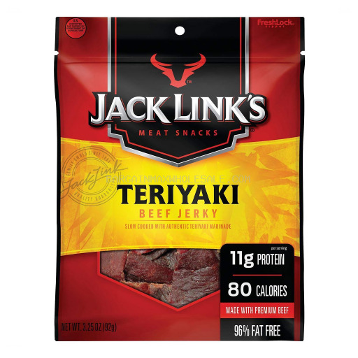 JACK LINK'S TERIYAKI BEEF JERKY 8/3.25 OZ