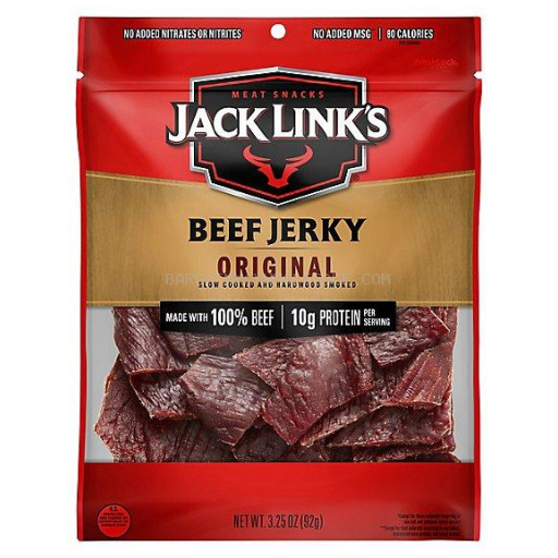 10017082885866 JACK LINK'S ORIGINAL BEEF JERKY 8/3.25 OZ - Image 1