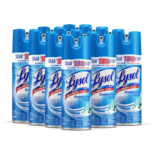 LYSOL DISINFECANT SPRAY WATERFALL 12/12.5 OZ