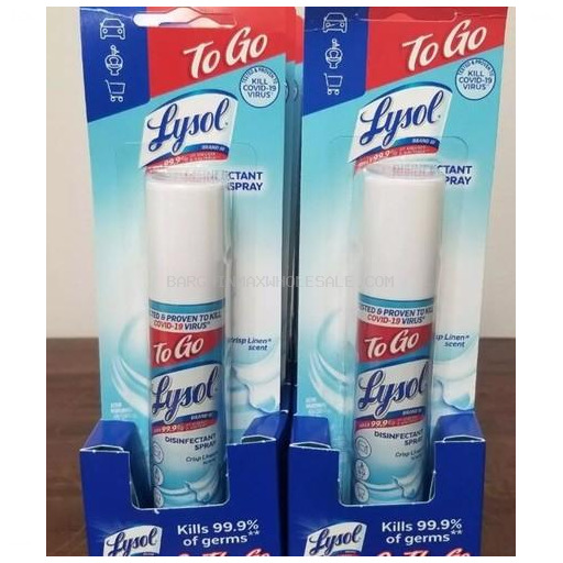 LYSOL DISINFECANT SPRAY TO GO 12/1 OZ