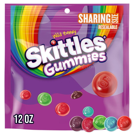 SKITTLES GUMMIES WILD BERRY 12/2.93 OZ