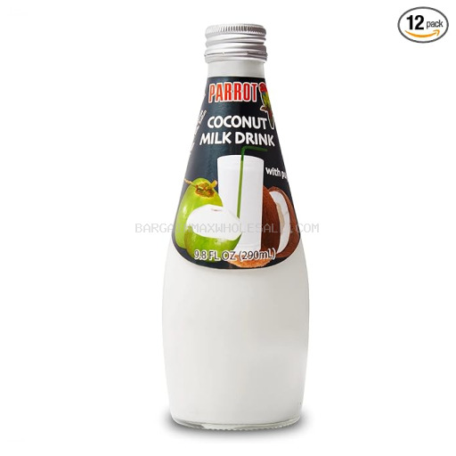 PARROT COCONUT MILK GLASS 12/9.8 OZ
