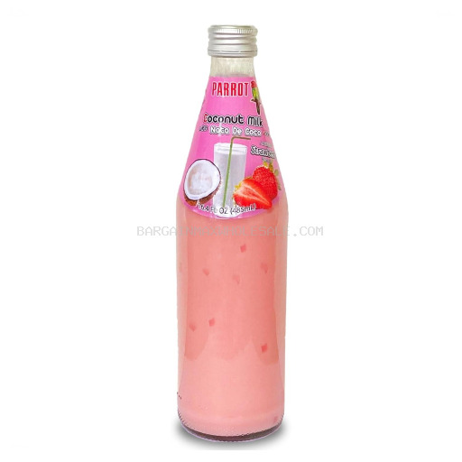 PARROT MILK & NATA DE STRAWBERRY 12/485 ML