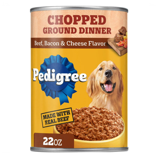 PEDIGREE CHOPPED WITH BEEF 12/22 OZ
