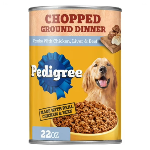 PEDIGREE COMBO CKN/BF/LIVER 12/22 OZ