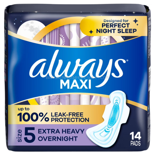 ALWAYS MAXI SIZE 5 3/14 CT