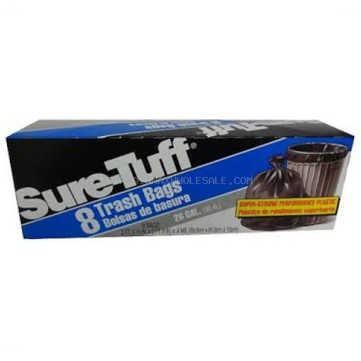 SURE-TUFF TRASH BAGS 24/8/26 GAL