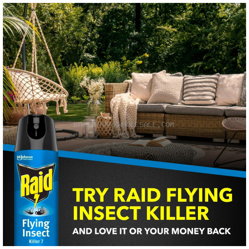 RAID FLYING INSECT OUTDOOR FRESH 18 OZ 12 CT