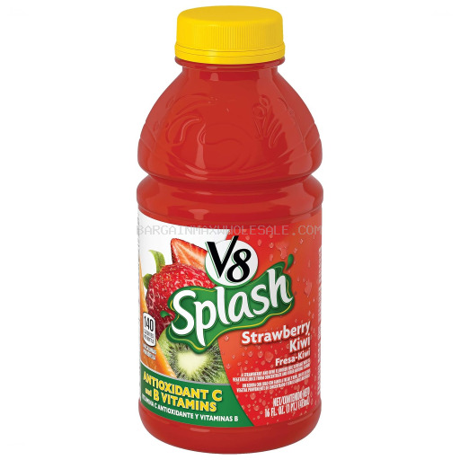 V8 SPLASH STRAWBERRY KIWI12/16 OZ