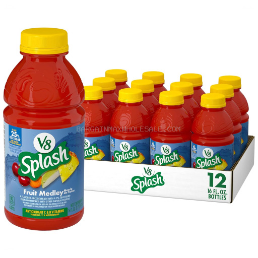 V8 SPLASH FRUIT MEDLEY12/16 OZ