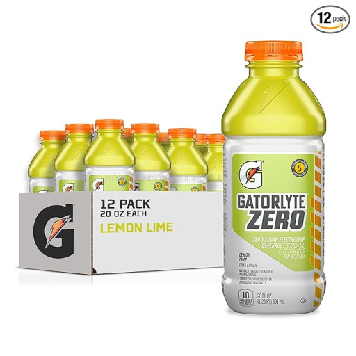 GATORLYTE ZERO LIMON LIME 12/20 OZ