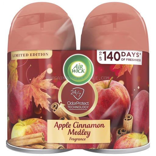 AIR WICK ERROSOLS APPLE CINNAMON 12/8 OZ