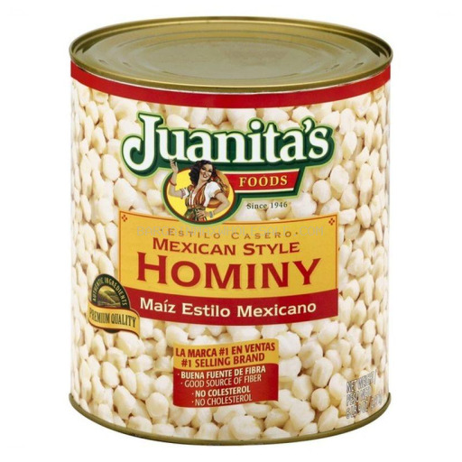 JUANITAS HOMINY 110 OZ