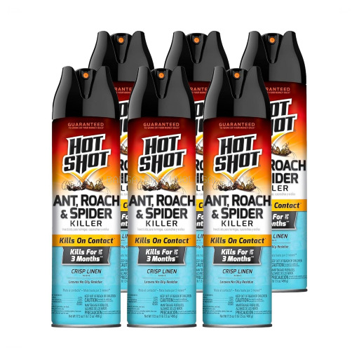 HOT SHOT ANT,ROACH&SPIDER KILLER 6/7.5OZ