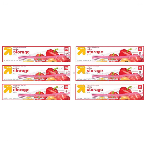 UP & UP GALLON STORAGE 40 BAGS