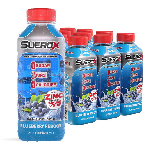 SUEROX HYDRATION BLUEBERRY 12/21 OZ