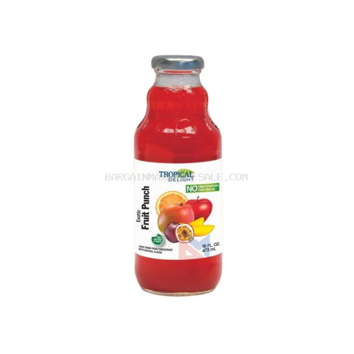 TROPICAL DE LIGHT FRUIT PUNCH 12/16 OZ