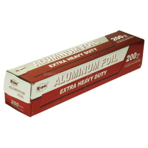 ALUMINUM FOIL 200 SQ.FT/ 12 ROLLS