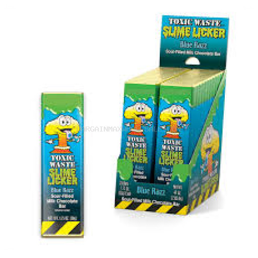 TOXIC WASTE BLUE RAZZ CHOCOLATE 24CT