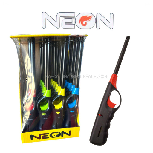 NEON BBQ LIGHTERS 24CT