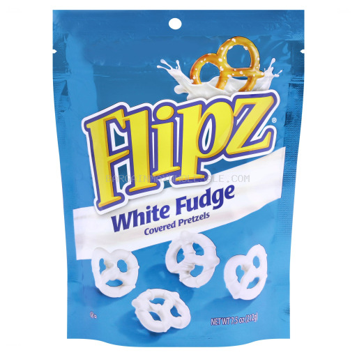 FLIPZ WHITE FUDGE PRETZEL 8/7.5 OZ