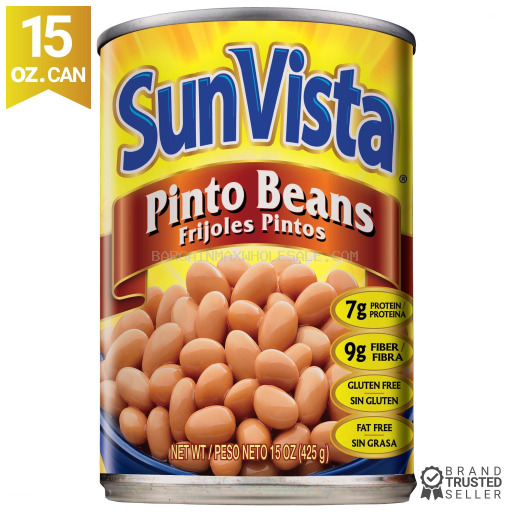 SUN VISTA PINTO BEANS 8/15OZ