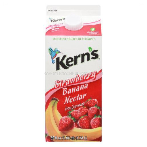 KERN'S STRAW BANANA 24/23 OZ