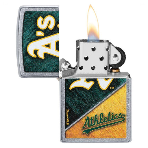 191693227437 ZIPPO 49743 MLB OAKLAND ATHLENTICS - Image 1