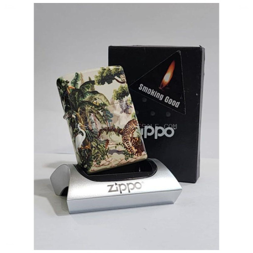 ZIPPO 46016 TIGER IN JUNGLE DESIGN