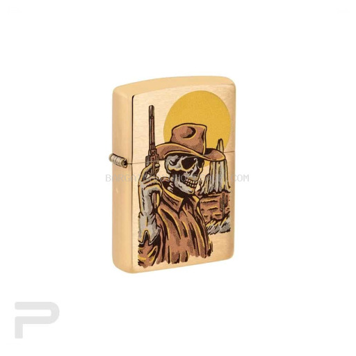 ZIPPO 48519 COWBOY SKULL DESIGN