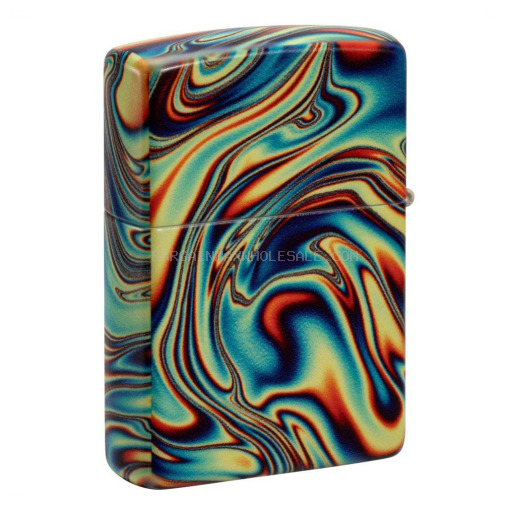 191693740547 ZIPPO 48612 COLORFUL SWIRL PATTERN - Image 1