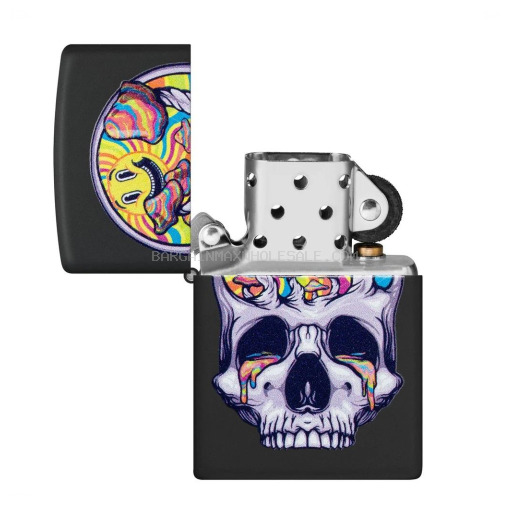 ZIPPO 48737 SKULL MOON DESIGN