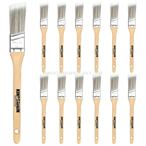 KINGMAN ANGLED PAINT BRUSH 1''