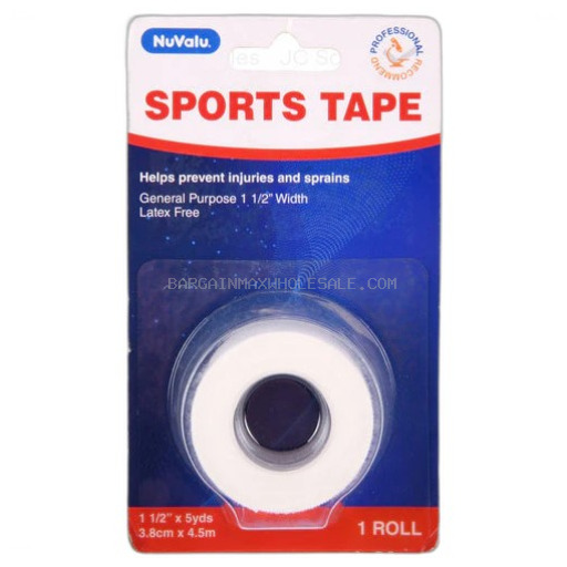 SPORTS TAPE 38MM X4.5M WHITE