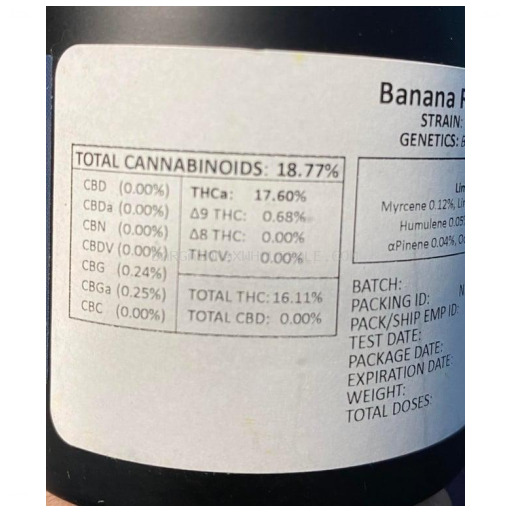 OG WOODS SPRAY BANANA RUNTZ 8/30 ML