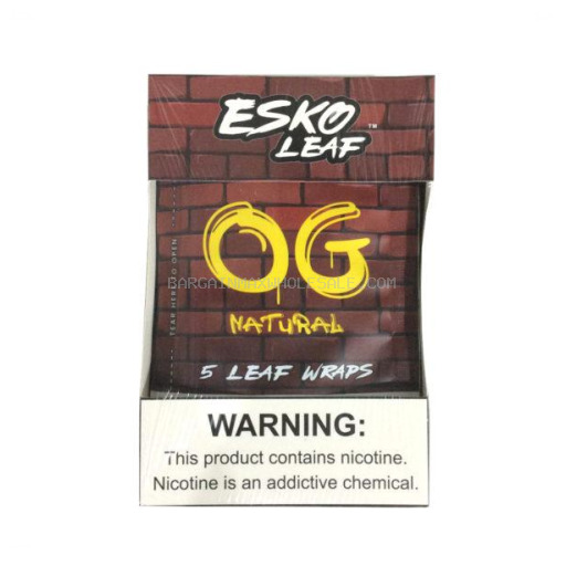 ESKO LEAF  NATURAL WRAPS 8/5CT
