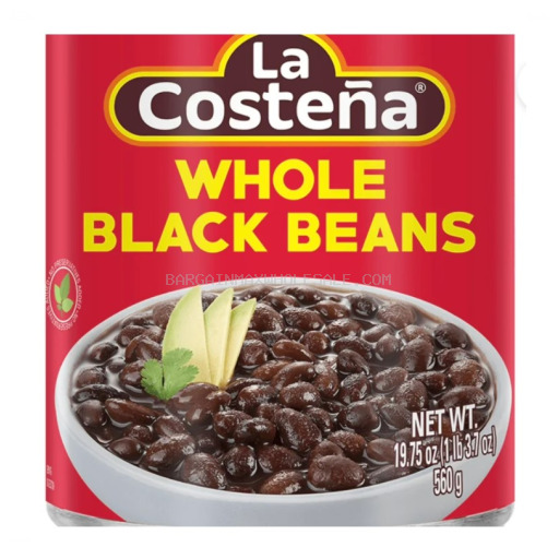 LA COSTENA WHOLE BLACK BEANS 12/19.75OZ