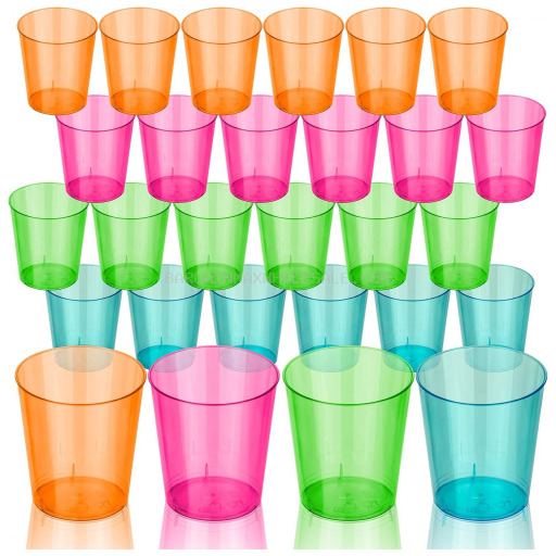 PLASTIC MINI SHOTS CUPS  2 OZ 24/20CT