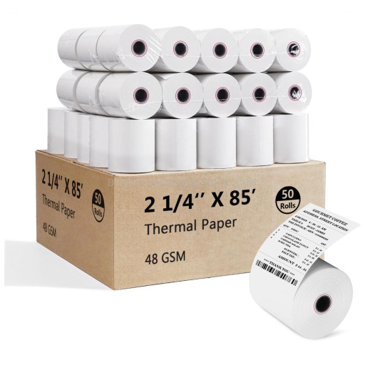 THERMAL PAPER ROLL 2-1/4''X85' 50CT